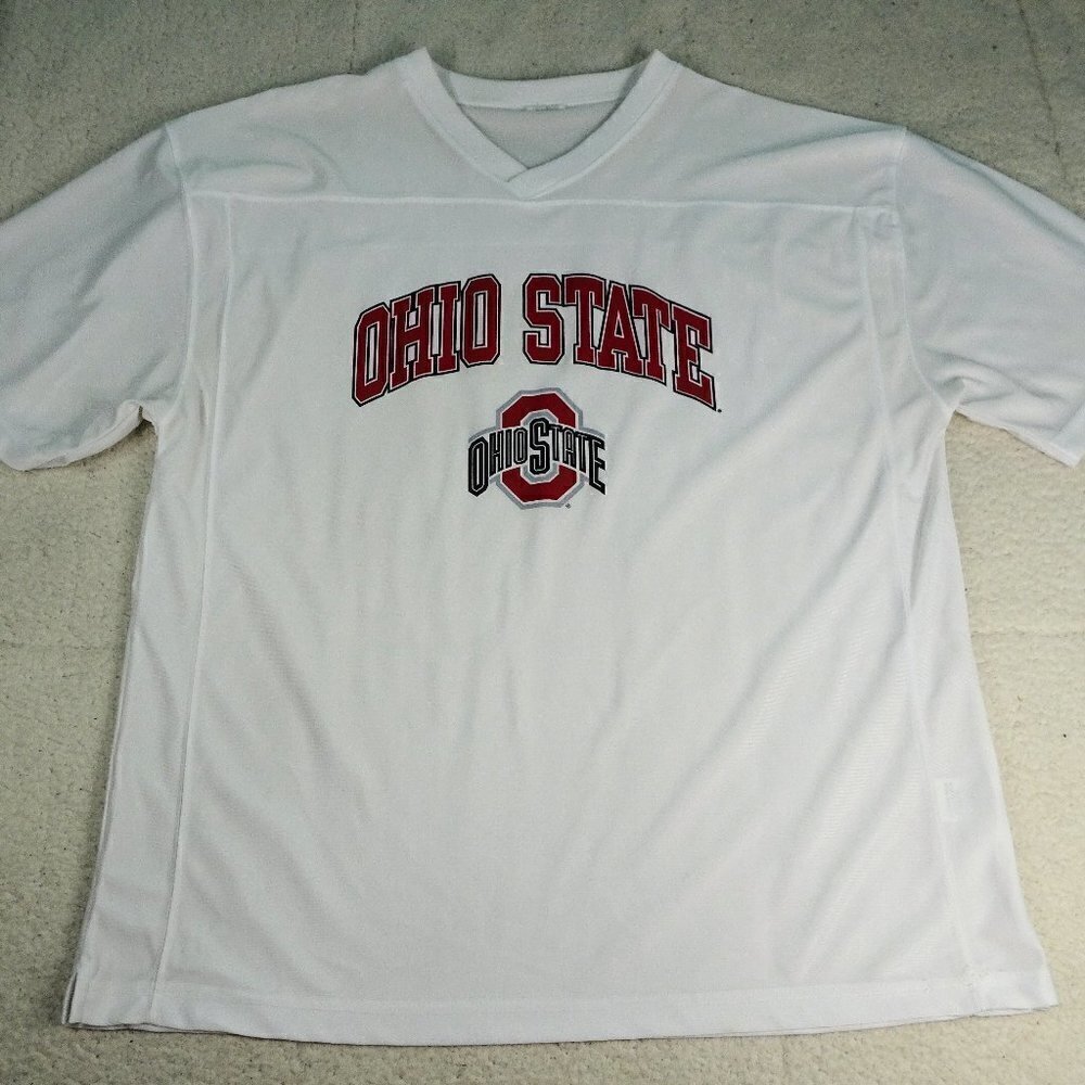 NCAA Ohio State White Shirt Size X-Large